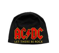 Let There Be Rock Summer Jersey Beanie Hat AC/DC Black One Size