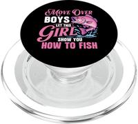 Let This Girl Show You How To Fish - Fishing Lover Angler PopSockets PopGrip for MagSafe