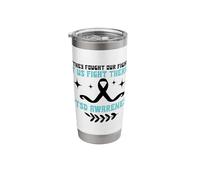Let Us Fight There is PTSD Awareness for Supportive Stainless Steel Insulated Tumbler