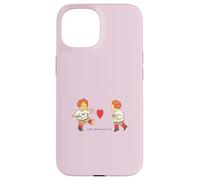 Let Us Give Love A Try Vintage Rugby Romance Case for iPhone 15