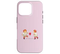 Let Us Give Love A Try Vintage Rugby Romance Case for iPhone 16 Pro