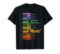 Let us Make Music Adults and Kids T-Shirt