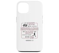 Let Us Run With Endurance The Race Marathon Running Case for iPhone 13