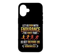 Let Us Run With Endurance The Race Marathon Running Case for iPhone 16