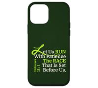 Let Us RUN With Patience the RACE That is Set Before Us, KJV Case for iPhone 12 mini