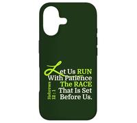 Let Us RUN With Patience the RACE That is Set Before Us, KJV Case for iPhone 17