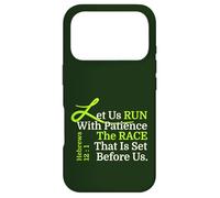 Let Us RUN With Patience the RACE That is Set Before Us, KJV Case for iPhone 17 Pro