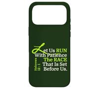 Let Us RUN With Patience the RACE That is Set Before Us, KJV Case for iPhone 17 Pro Max