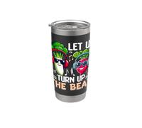 Let Us Turn Up The Beat Stainless Steel Insulated Tumbler