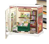 Let your artistic skills light up with the Mini House Kit for Adults. A Charm Kit that Brings Your Imagination to Life | Creative Miniature House | Miniature House Assembly Kit, wi