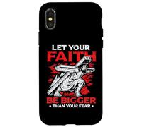 Let Your Faith Be Bigger Than Your Fear Religious Message Case for iPhone X/XS