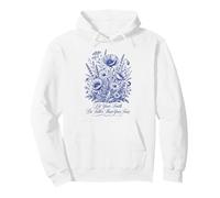 Let Your Faith Be Taller Than Your Fear Floral Christian Pullover Hoodie