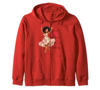 Let Your Joy Burst Forth Like Flowers In Spring Afro Queen Zip Hoodie
