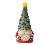 Let Your Joy Shine Bright"" Gnome with Illuminated Christmas Tree Figurine - Heartwood Creek by Jim Shore