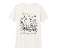 Let Your Lawn Grow Wild and The Bees Pollinate Help Climate Premium T-Shirt