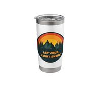 Let Your Light Shine Before Men Jesus Stainless Steel Insulated Tumbler