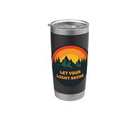 Let Your Light Shine Before Men Jesus Stainless Steel Insulated Tumbler
