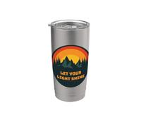 Let Your Light Shine Before Men Jesus Stainless Steel Insulated Tumbler