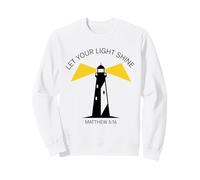 Let Your Light Shine Lighthouse Matthew 5:16 Sweatshirt