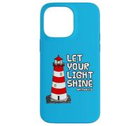 Let Your Light Shine, Lighthouse Matthew 5, Christian Church Case for iPhone 14 Pro Max