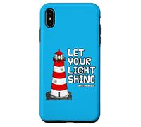 Let Your Light Shine, Lighthouse Matthew 5, Christian Church Case for iPhone XS Max