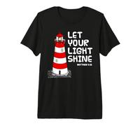 Let Your Light Shine, Lighthouse Matthew 5, Christian Church Premium T-Shirt