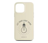 Let Your Light Shine Matthew 5 16 Christian Bible Verse Case for iPhone 13 Pro Max