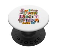 Let Your Light Shine Matthew 5:16 Christian Faith Quote PopSockets Adhesive PopGrip