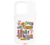 Let Your Light Shine Matthew 5:16 Collage Art Case for iPhone 15 Pro