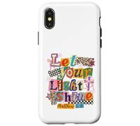 Let Your Light Shine Matthew 5:16 Collage Art Case for iPhone X/XS