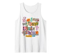 Let Your Light Shine Matthew 5:16 Collage Art Tank Top