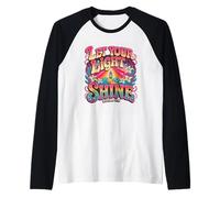 Let Your Light Shine Matthew 5:16 Inspiration Raglan Baseball Tee