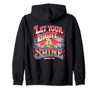 Let Your Light Shine Matthew 5:16 Inspiration Zip Hoodie