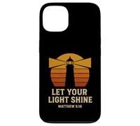 Let Your Light Shine Matthew 5:16 Retro Bible Verse Case for iPhone 13