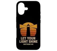 Let Your Light Shine Matthew 5:16 Retro Bible Verse Case for iPhone 17