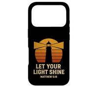 Let Your Light Shine Matthew 5:16 Retro Bible Verse Case for iPhone 17 Pro