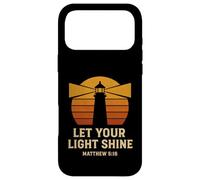 Let Your Light Shine Matthew 5:16 Retro Bible Verse Case for iPhone 17 Pro Max
