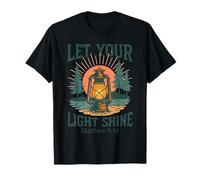 Let Your Light Shine - Matthew 5:16 Vintage Lantern T-Shirt