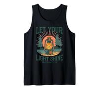 Let Your Light Shine - Matthew 5:16 Vintage Lantern Tank Top