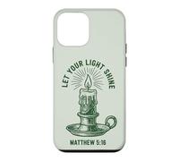 Let Your Light Shine Matthew Christian Faith Candle Case for iPhone 12 mini