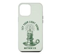 Let Your Light Shine Matthew Christian Faith Candle Case for iPhone 12 Pro Max