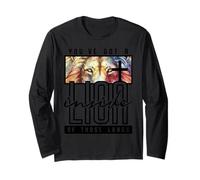 Let Your Lion Out Brandon Lake Merch Praise Jesus Long Sleeve T-Shirt