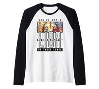 Let Your Lion Out Brandon Lake Merch Praise Jesus Raglan Baseball Tee
