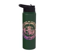 Let Your Past Be Your Compass But Never Your Anchor Nautic Stainless Steel Insulated Water Bottle