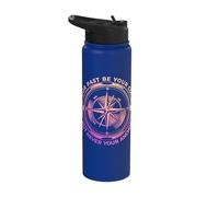 Let Your Past Be Your Compass But Never Your Anchor Nautic Stainless Steel Insulated Water Bottle