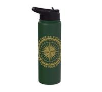 Let Your Past Be Your Compass But Never Your Anchor Nautic Stainless Steel Insulated Water Bottle