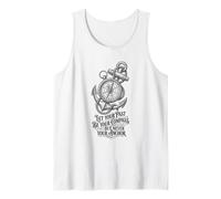 Let Your Past Be Your Compass Not Anchor Motivational Quote Tank Top