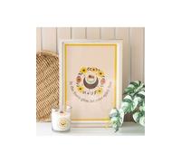 Let Your Spirit Flow Framed Wall Art Print KDMD Cream One Size