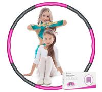 LETAO Hula Hoop for Adults and Children, One 6-8 Piece Removable Hula Hoop for Fitness