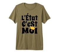 L'Etat C'est moi - Louis XIV French Quote Premium T-Shirt